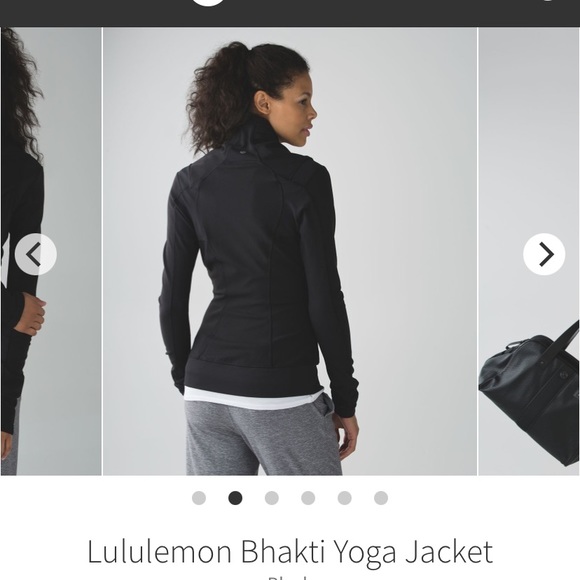 Lululemon Bhakti yoga jacket in black size 4 - Picture 2 of 14